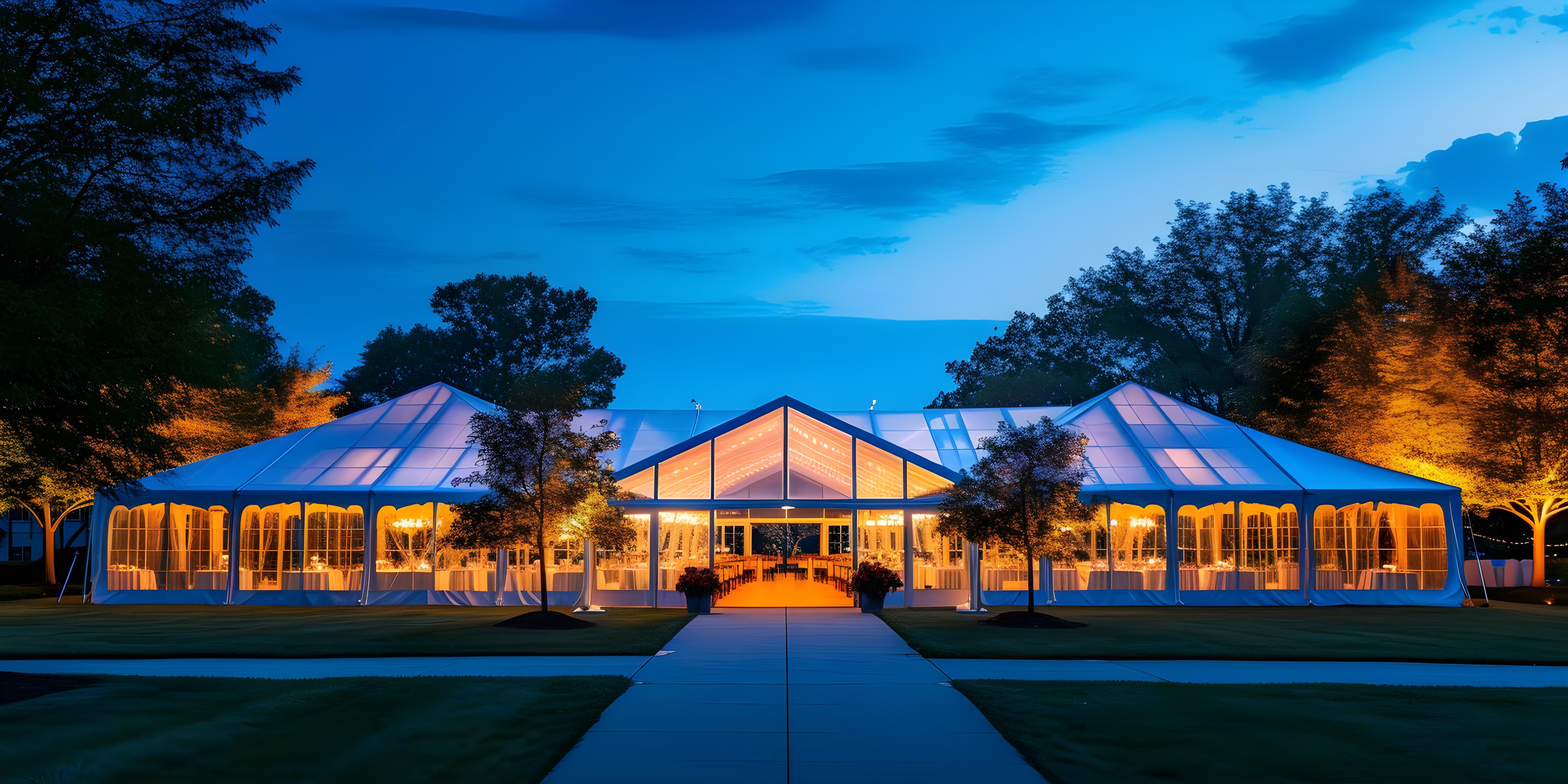 luxury outdoor wedding venue